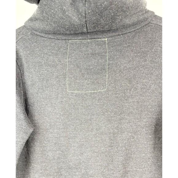 Aviator Nation Charcoal Hoodie with Pink and Blue Stripes - Picture 8 of 9